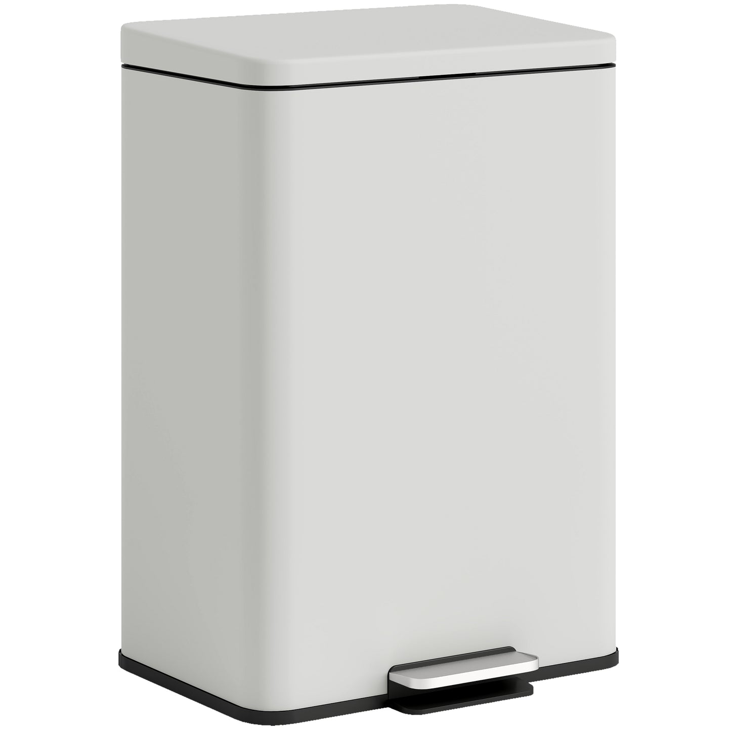 Pedal Bin with Soft-Close Lid, 20L Kitchen Bin for Home, Cream