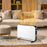 Portable Convector Heater with 24H Timer Adjustable Temperature White