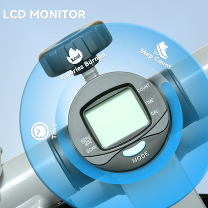 Mini Stepper, Compact Step Machine Exerciser with Resistance Bands