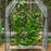 Mini Greenhouse, Garden Tomato Growhouse with 2 Zipped Doors, Portable Indoor Outdoor Green House, 90 x 90 x 145cm, Clear