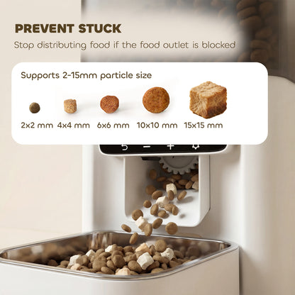 Automatic Cat Feeder Programmable with Timer, 10s Voice Recorder
