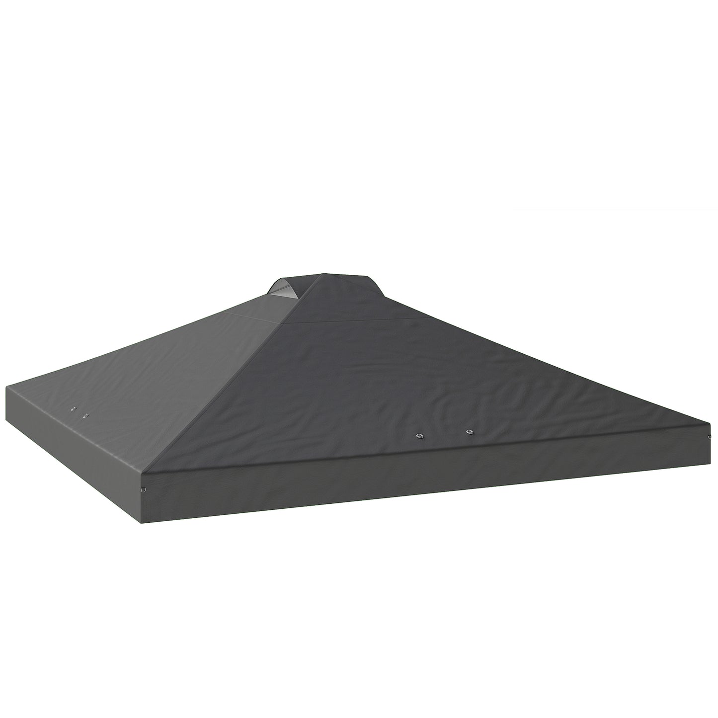 Gazebo Roof Replacement UV50+ Waterproof 3x3(m) Dark Grey