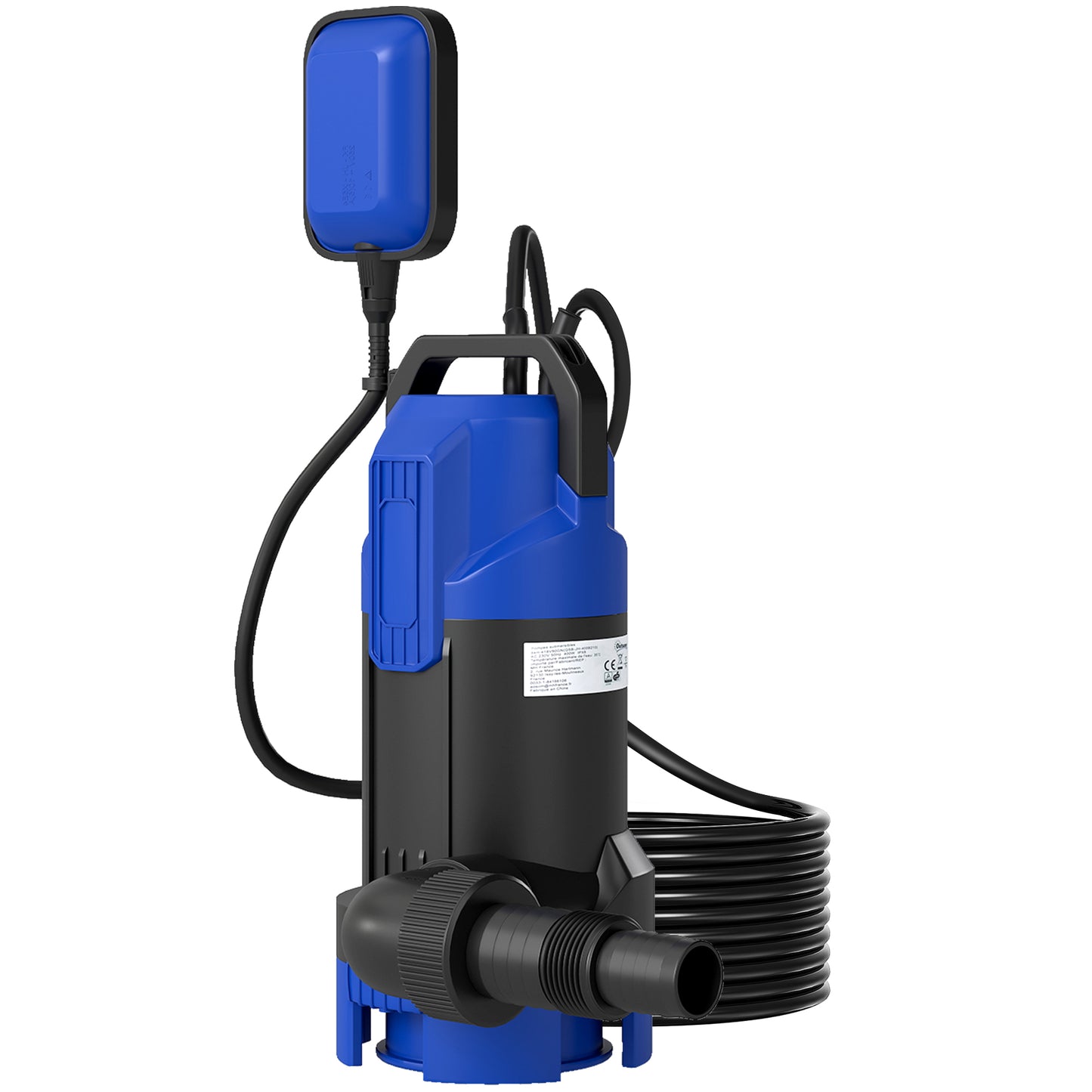 750W Water Pump with Float Switch, 20000L/H Electric Sump Pump