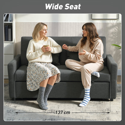 Bakers Rack with Power Outlet, 5 Hooks, Microwave Stand, Brown