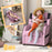 2 in 1 Kids Armchair Recliner, PU Leather, for 3-9 Years Old, Pink