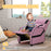 2 in 1 Kids Armchair Recliner, PU Leather, for 3-9 Years Old, Pink