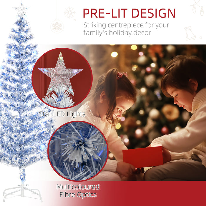 Artificial Fibre Optic Christmas Tree Seasonal Decoration w/ 26 LED