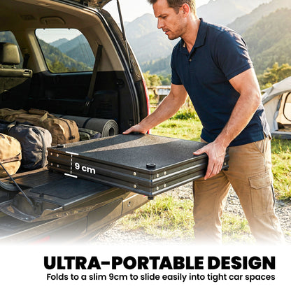 Camping Cupboards, Folding Camping Kitchen Table with 3-Tier