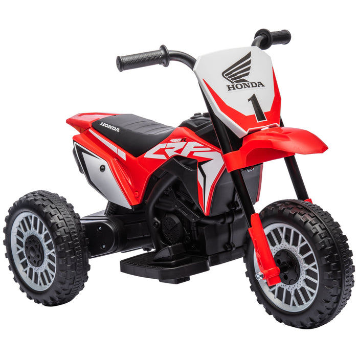 Honda CRF450RL Licensed 6V Kids Electric Motorbike w/ Horn - Red