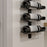 Wall Mount Wine Rack, Wall Wine Rack for 10 Wine Bottles, Black