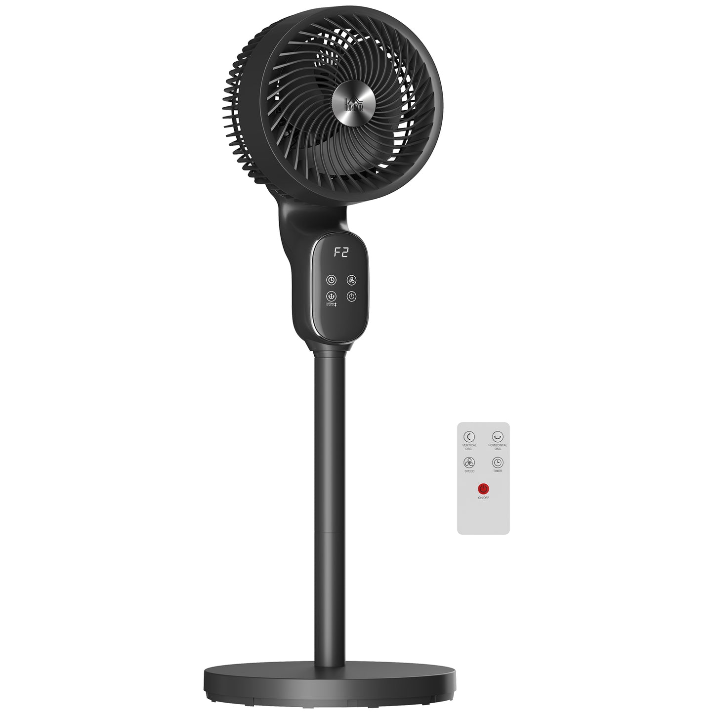 20 dB Standing Fan for Bedroom, Pedestal Fan with Oscillating