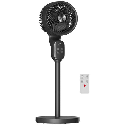 20 dB Standing Fan for Bedroom, Pedestal Fan with Oscillating