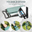 Foldable Steel Frame Garden Kneeler Seat w/ Foam Bag Tool Bag Pouch Outdoor Garden Stable Sturdy Assistance Versatile Use