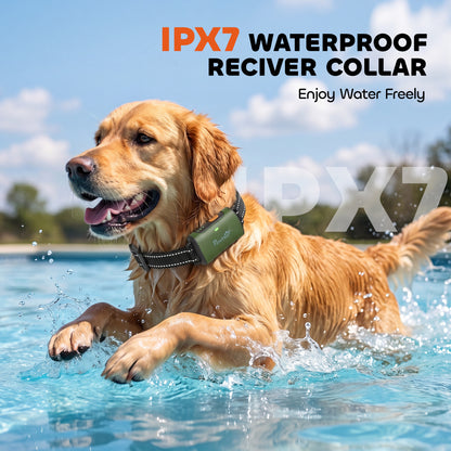 Dog Training Collar Anti Barking Device with 3 Modes 3200Ft Remote