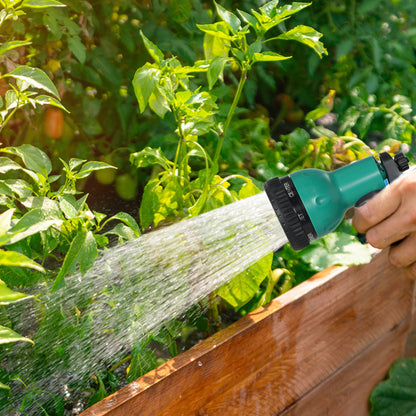 Retractable Hose Reel Wall Mounted with Lock, Green