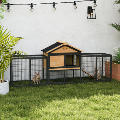 Wooden Dog Kennel, Dog House with Removable Floor, Charcoal Grey
