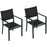 Set of Two Aluminium Stacking Garden Chairs