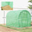 3 x 2 x 2m Polytunnel Greenhouse with Door, Galvanised Steel Frame