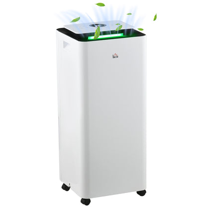 16L/Day Protable Quiet Air Dehumidifier with Purifier, Timer, 5 Modes