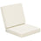 Set of 2 Garden Seat and Back Cushion Set, Replacement Cushions for Outdoor Furniture with Seat Cushion and Back Cushion, Cream White