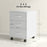 File Cabinet with 3 Drawers, Under Desk Mobile Filing Cabinet White