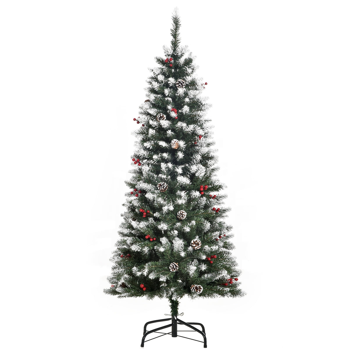 5FT Artificial Christmas Tree Xmas Indoor Decoration w/ Pinecone