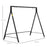 Metal Porch Swing Stand, Heavy Duty Swing Frame, Hanging Chair Stand Only, 240kg Weight Capacity for Garden, Patio, Lawn, Playground, Black