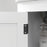 2-Tier Bathroom Sink Cabinet, Freestanding Storage Cabinet, White