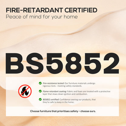 3-Door Shoe Storage Bench Cushion Seat Slatted Doors, Grey