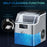 Ice Maker Machine, Counter Top Ice Cube Maker for Home, 20kg in 24 Hrs, 3.2L with Adjustable Cube Size, Self Cleaning Function, Ice Scoop