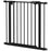 Metal 74-80cm Wide Adjustable Dog Gate Black