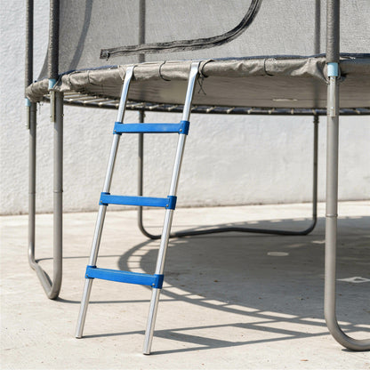 Trampoline Ladder, 3-Steps with Horizontal Wide Steps