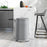 30L Pedal Bin, Metal Kitchen Bin with Soft-close Lid, Grey