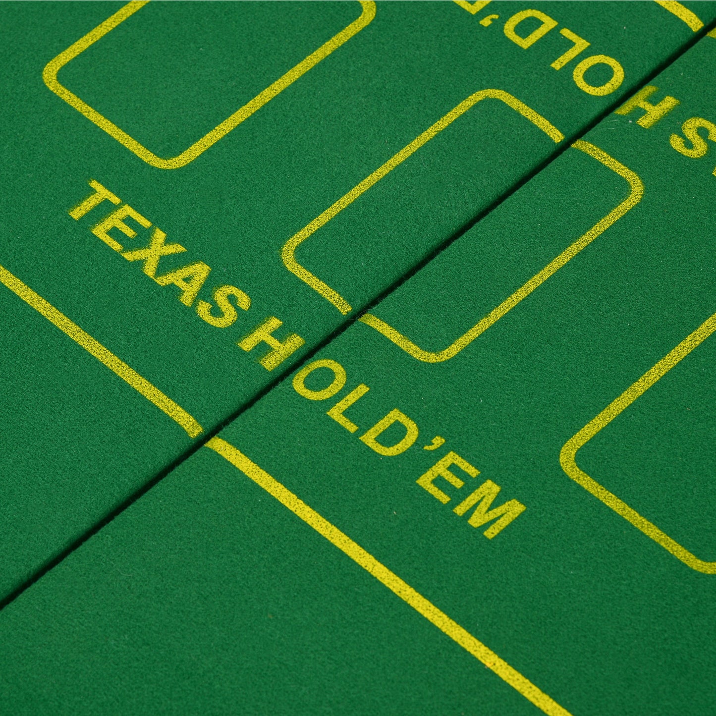 Foldable Poker Mat for 10 Players, Oval Poker Table Top with Cup Holders, Portable Poker Table Cloth with Carrying Bag, 180 x 90cm - Green