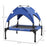 Cooling Raised Pet Bed w/ Washable Breathable Mesh, for Small Medium Dogs, 76 x 61 x 69.5cm - Blue