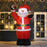 Inflatable Christmas Santa Claus Air Blown Decoration Yard for Lawn