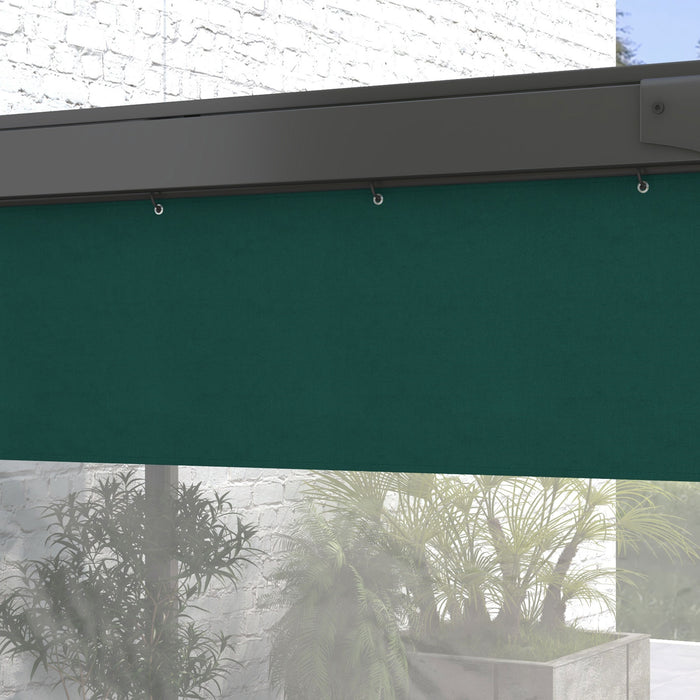 Set of Two 3 x 2m Replacement Pergola Panels - Green