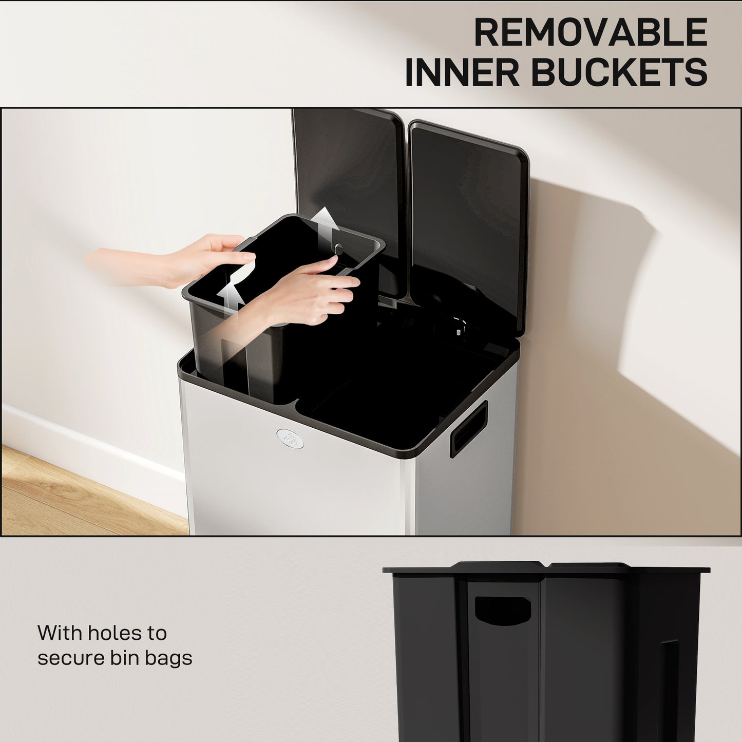 Roll File Cabinet with Drawer, Organiser Letter Size, Black