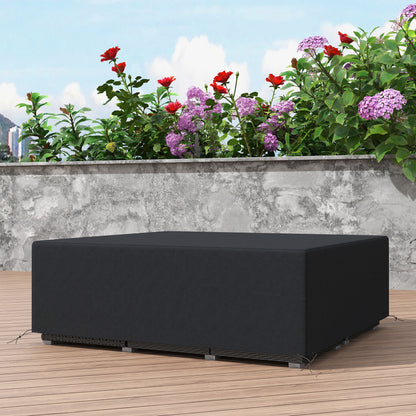 225x210cm Outdoor Garden Furniture Protective Cover Black