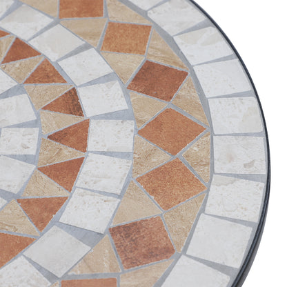 Mosaic Table Round Ceramic Bistro Garden Furniture Side Bar Table Patio