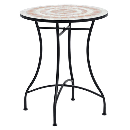 Mosaic Table Round Ceramic Bistro Garden Furniture Side Bar Table Patio