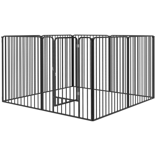 8 Panels Heavy Duty Dog Pen, 100cm Height Pet Playpen for Indoor Outdoor, Small Medium Large Dogs