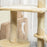 Cat Tree House, 131H cm-Beige