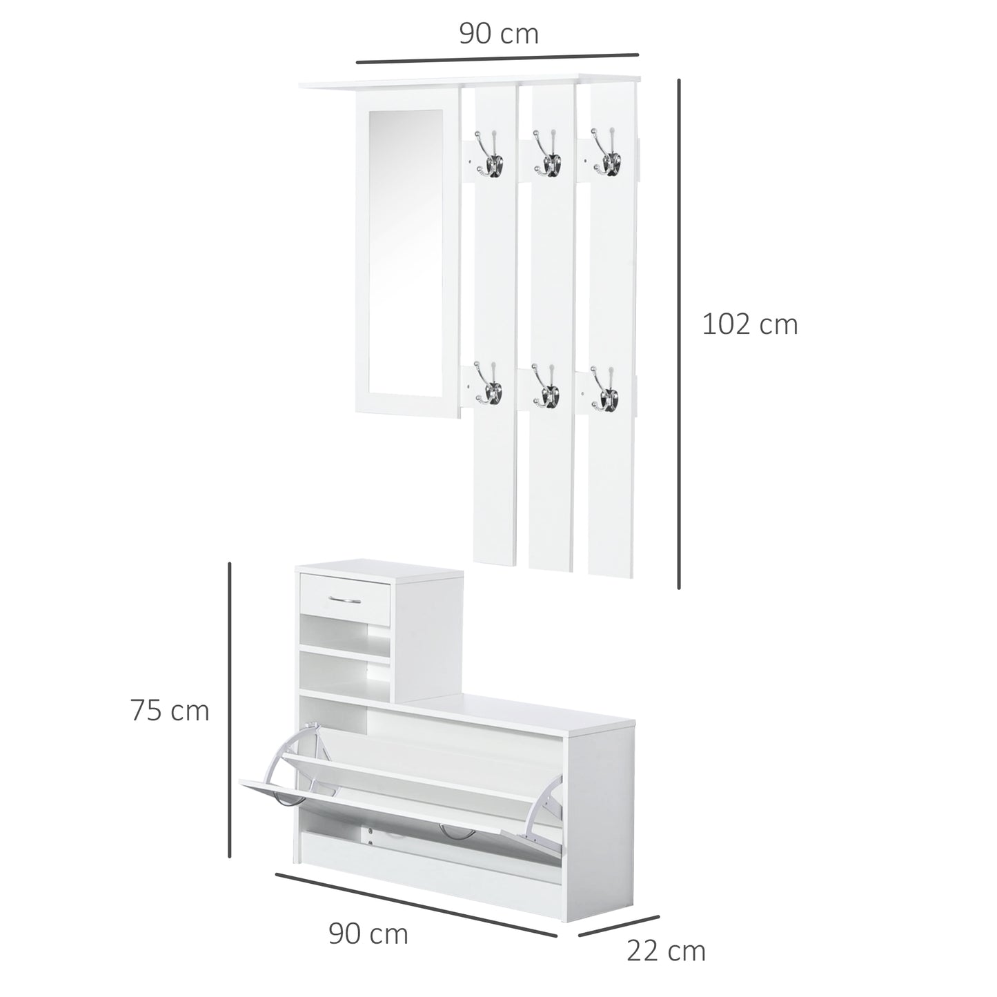 Entryway Storage Set