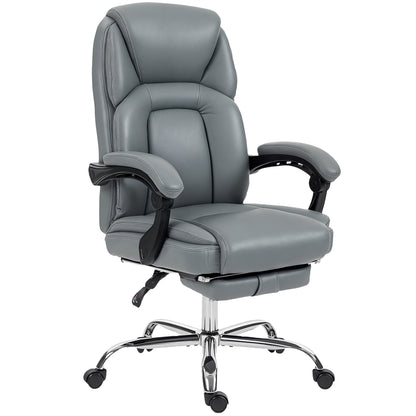 Office Chair, Computer Desk Chair with Spring Cushion, Grey