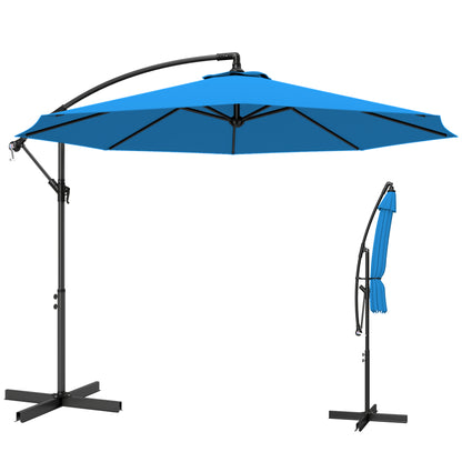 3(m) Banana Parasol Cantilever Umbrella Garden