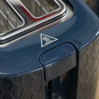 Kettle and Toaster Set 1.7L Fast Boil Kettle & 2 Slice Toaster Set Blue