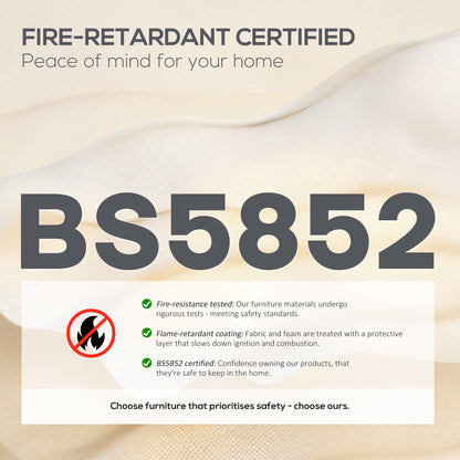 Linen Fabric Electric Recliner Chair with Remote Control, Grey