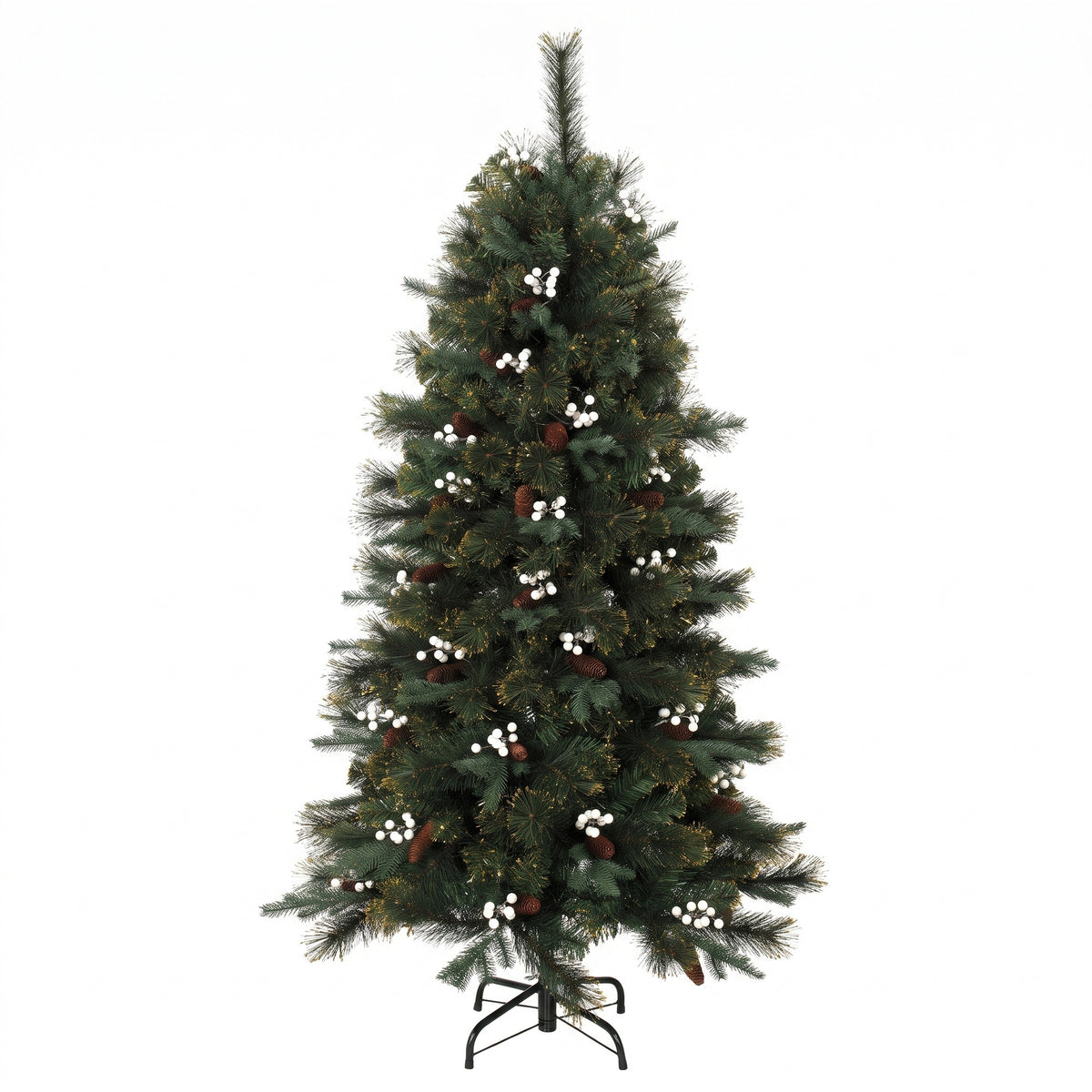 5ft Artificial Christmas Tree with 490 Branch Tips for Holiday Decor