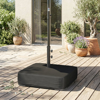 Garden Parasol Base 80 kg Sand Filled 48 mm Poles